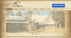 Desktop Screenshot of clairtappaanlodge.com